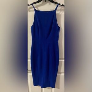 Blue bodycon dress